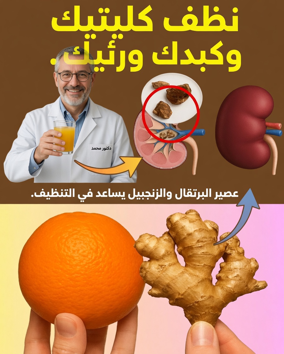 عزّز بشكل طبيعي صحة الكلى والكبد والرئتين بالبرتقال والزنجبيل