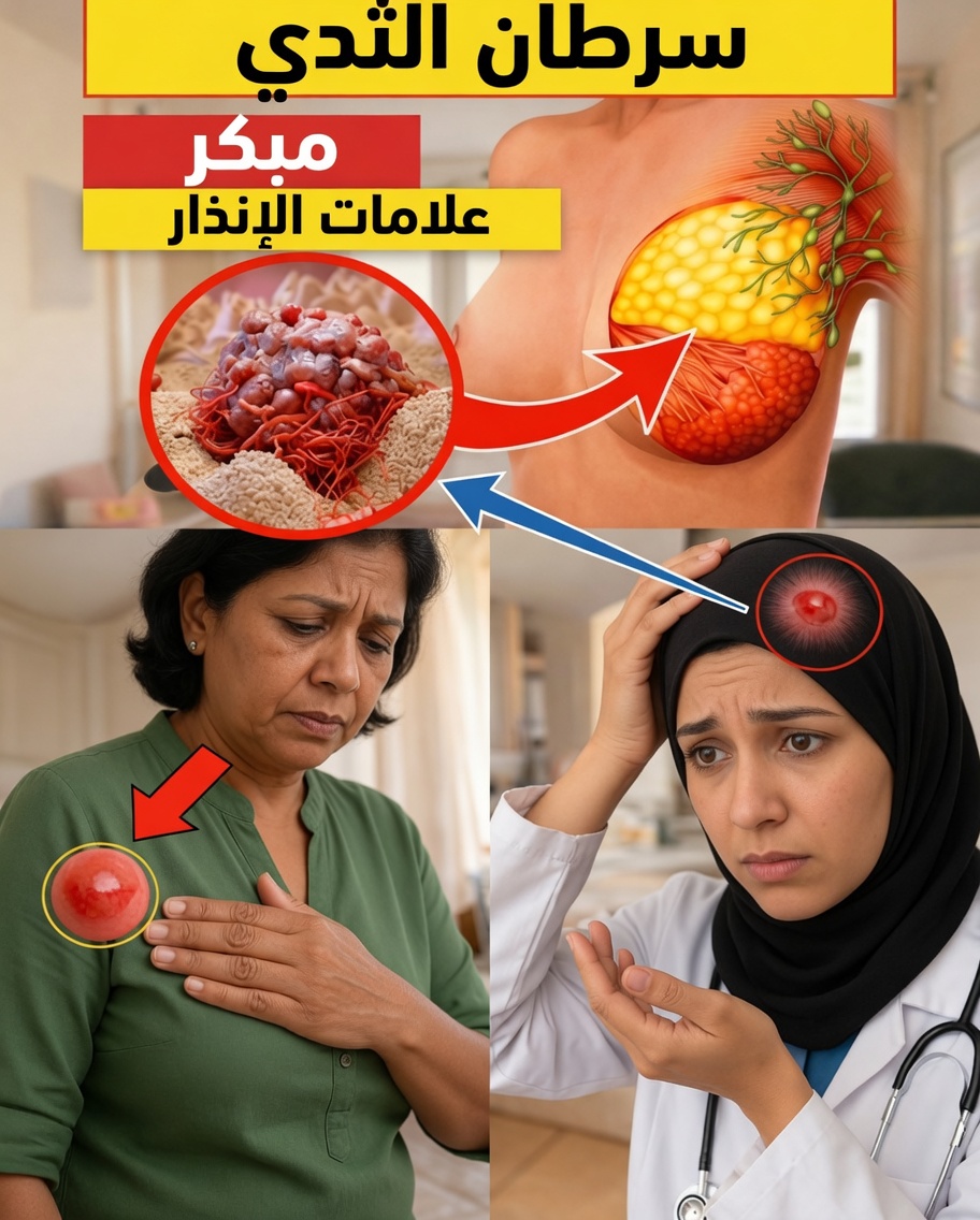10 علامات تحذيرية لسرطان الثدي لا يجب عليك تجاهلها أبداً – الاكتشاف المبكر قد ينقذ حياتك