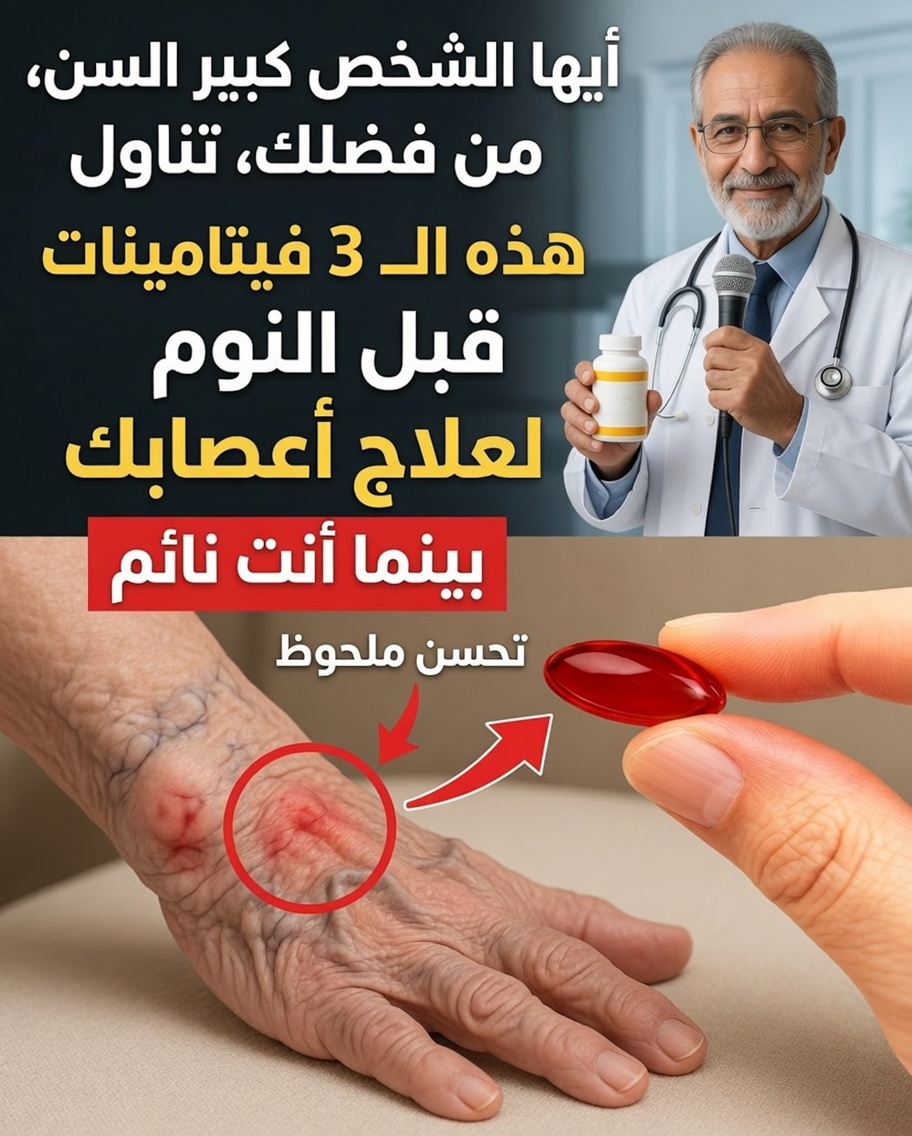 3 فيتامينات لتناولها قبل النوم يمكن أن تساعد في تقوية الساقين بعد سن الستين: المفتاح المنسي لتحسين الحركة