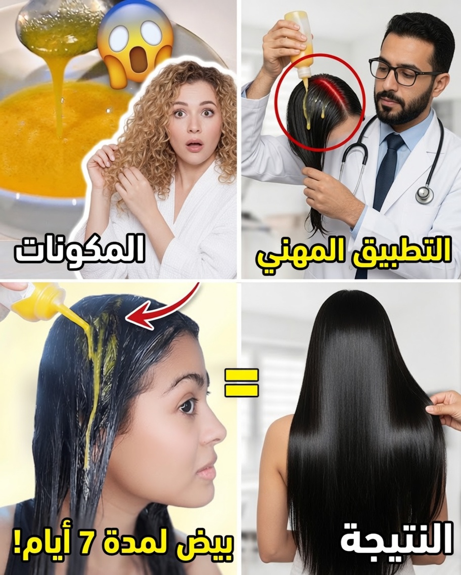 احصلي على شعر أكثر كثافة وصحة طبيعيًا بالبيض وزيت الزيتون