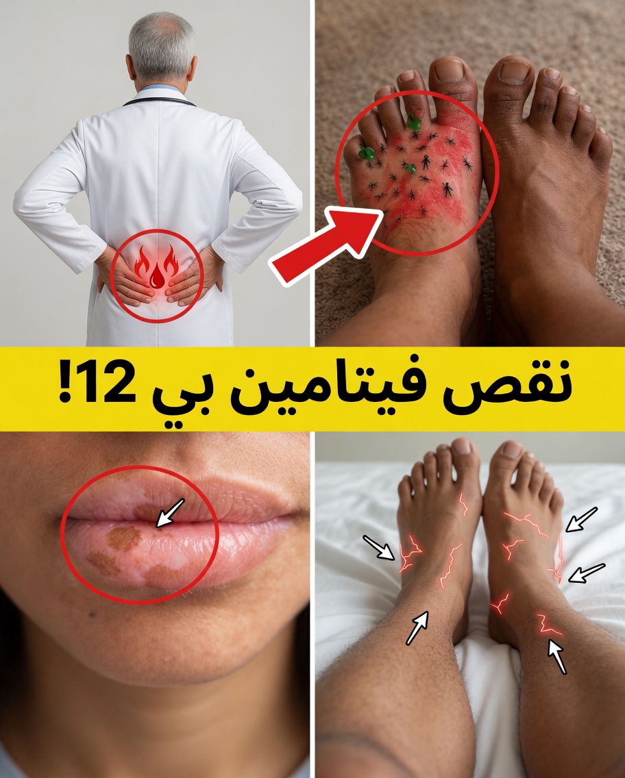 ٨ علامات غريبة تدل على أن جسمك يتوسّل للمزيد من فيتامين B12 – لا تتجاهل هذه التحذيرات