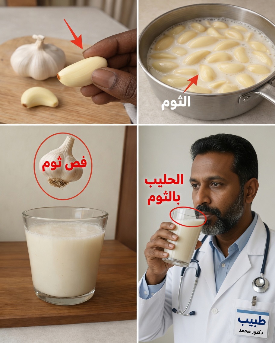 الثوم المغلي في الحليب: لماذا يجب أن تبدأ بتناول هذا المشروب الطبيعي