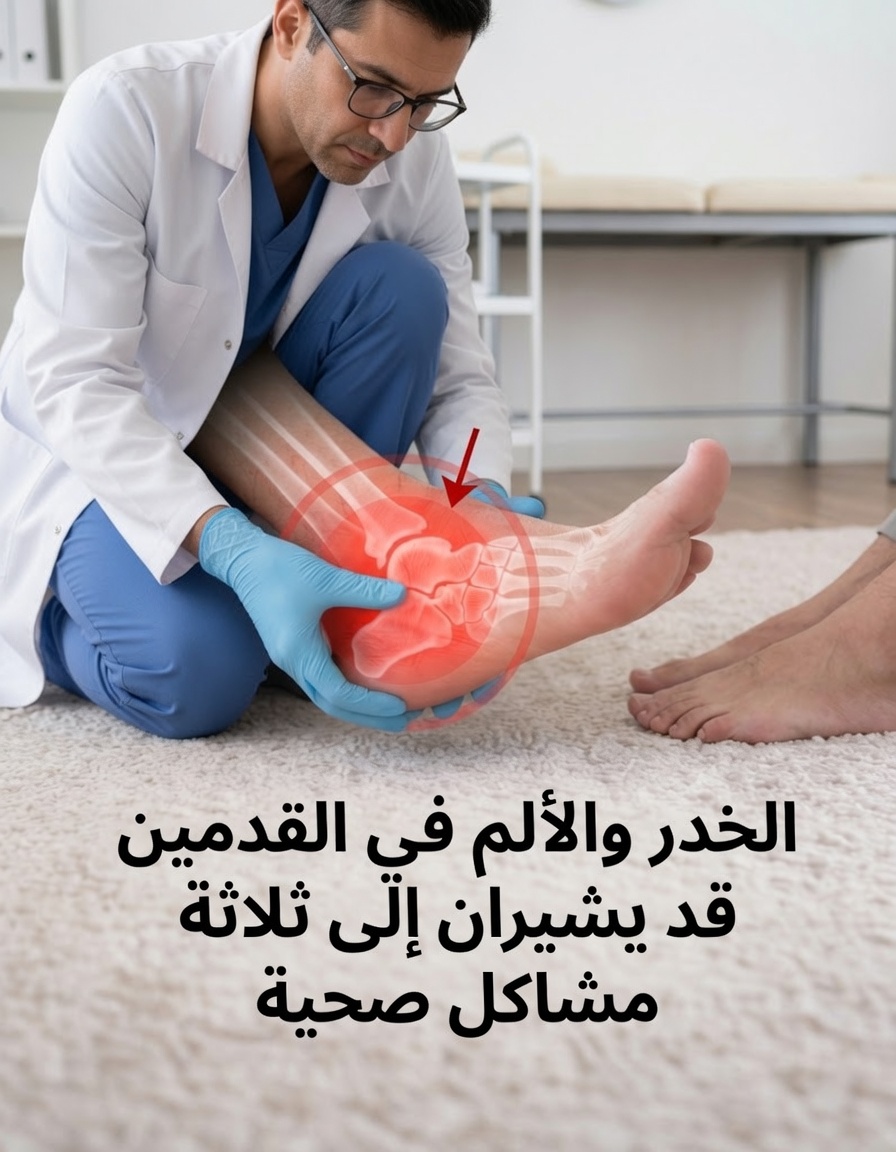 الخدر والألم في القدمين: 3 مشكلات صحية لا يجب تجاهلها