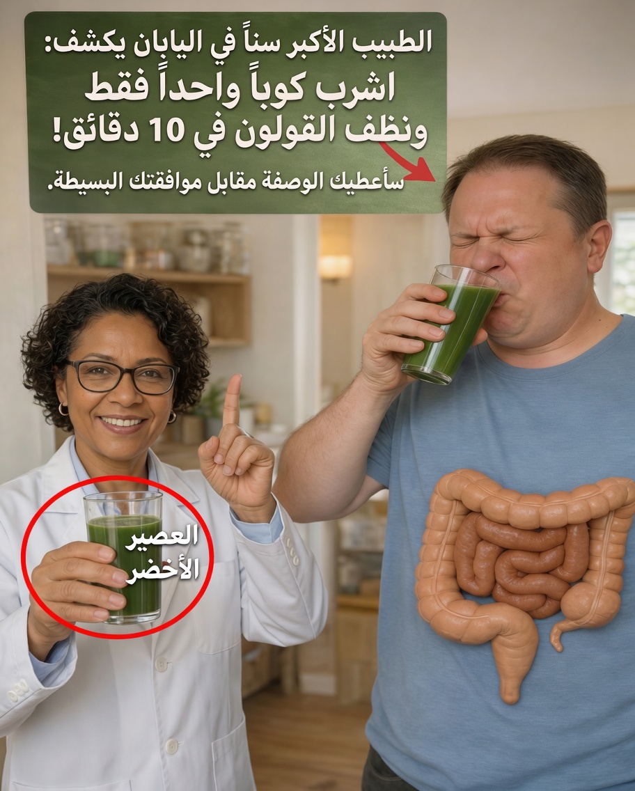 اشرب كوبًا واحدًا من هذه الوصفة الطبيعية يوميًا لدعم صحة القولون