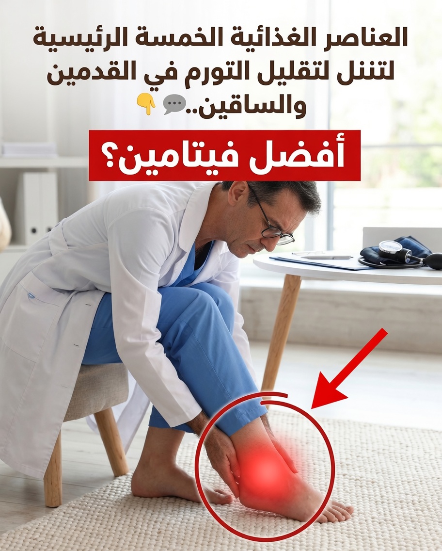 هل تعاني من تورم القدمين والساقين؟ هذه العناصر الغذائية الخمسة قد تساعد في تخفيف الانزعاج