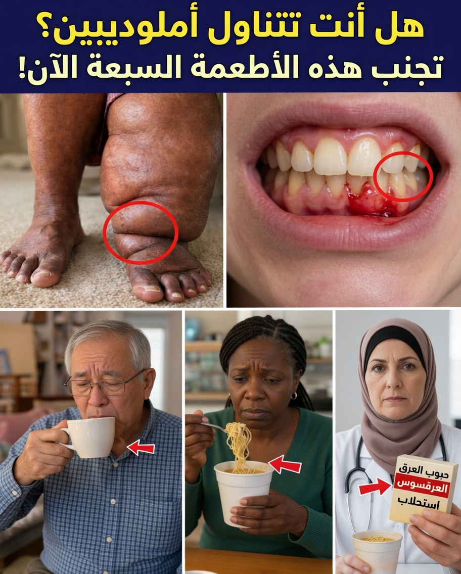 ٧ أطعمة قد تُفاقم بصمت الآثار الجانبية لأملوديبين – وبدائل بسيطة لتشعر بتحسّن أسرع