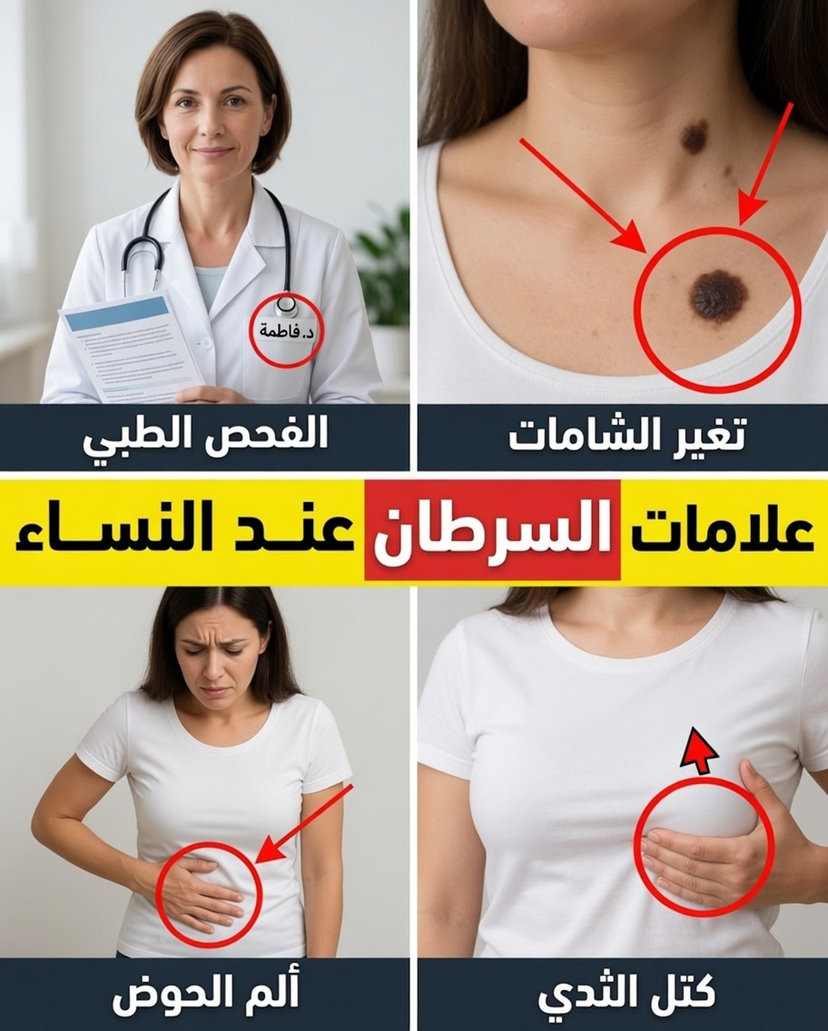 14 علامة تحذيرية للسرطان تتجاهلها كثير من النساء – لا تنتظري حتى فوات الأوان