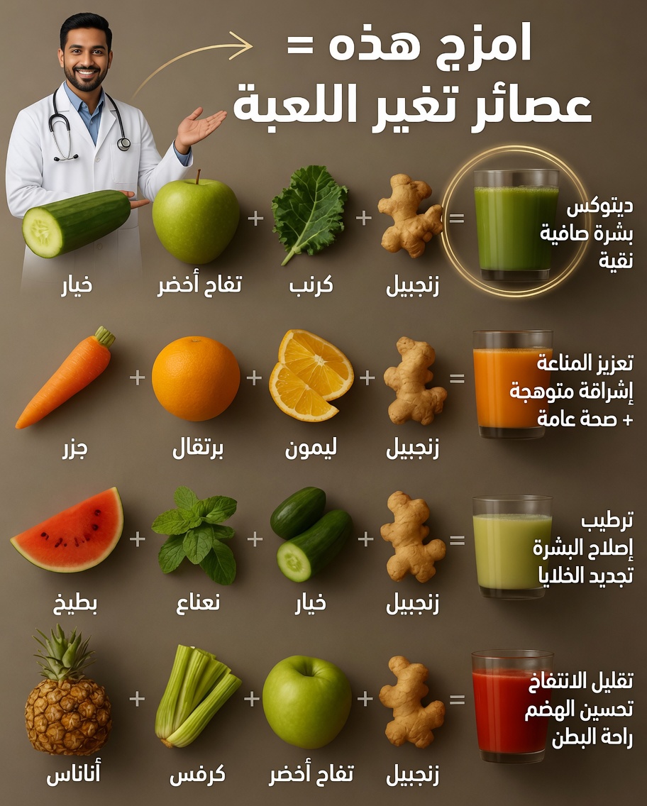 عصير العافية اليومي الذي يمكن أن يغيّر طاقتك وهضمك وإشراقتك