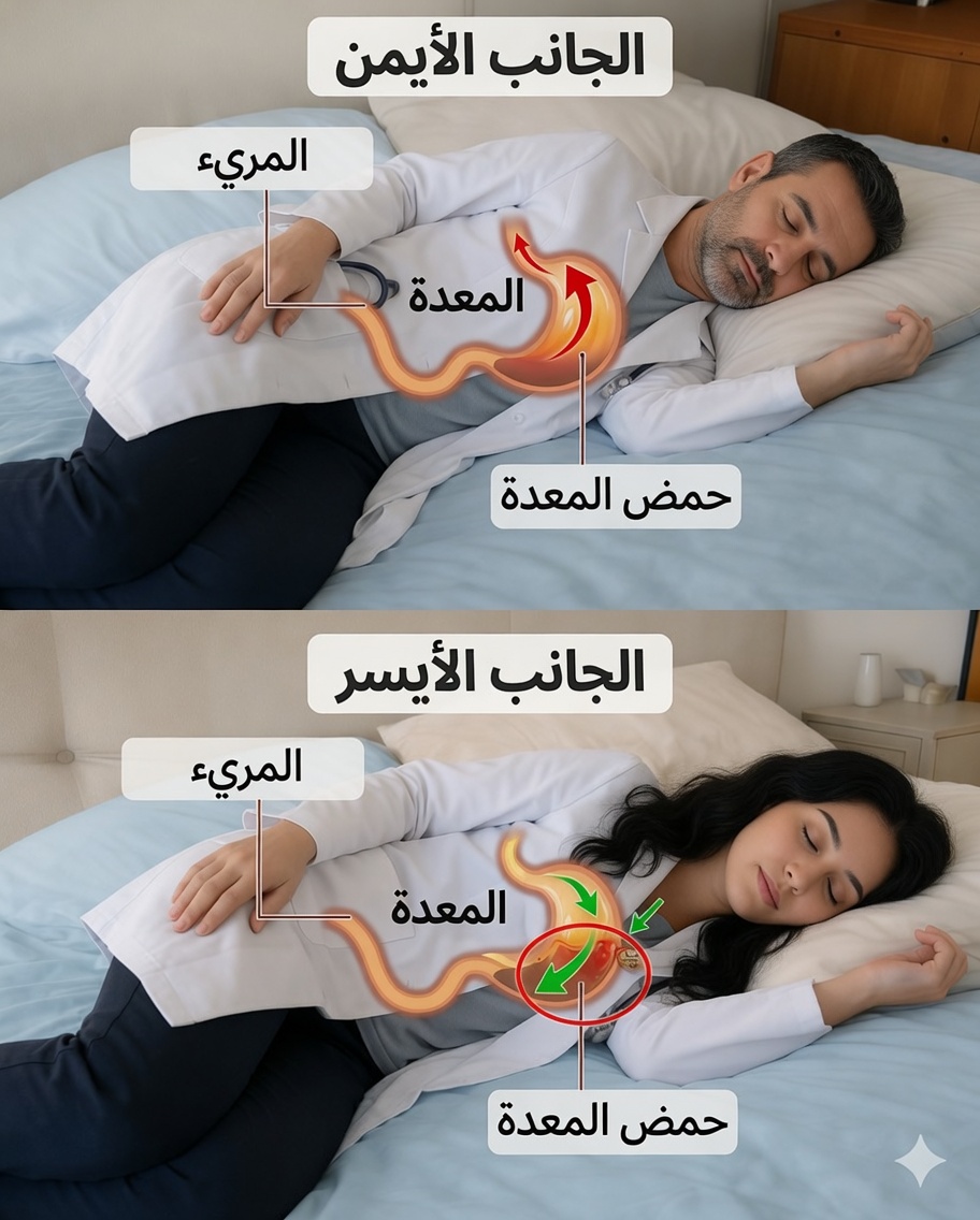 النوم على الجانب الأيمن: عادة بسيطة قد تساعد القلب (لكنها ليست الأفضل دائمًا)