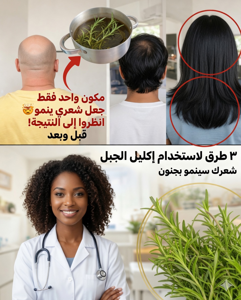 3 طرق فعّالة لاستخدام إكليل الجبل للحصول على شعر أكثر كثافة وينمو بشكل أسرع