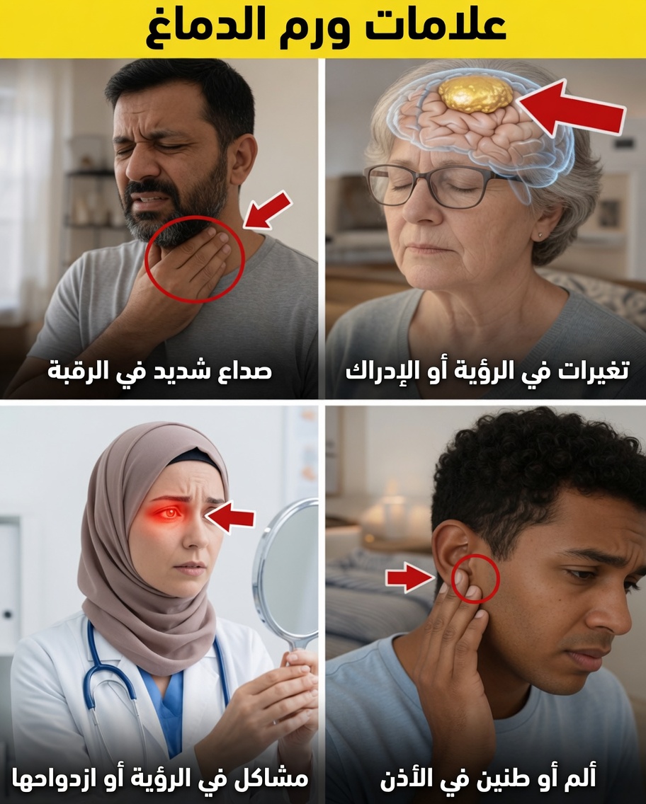 10 علامات مبكرة لورم في الدماغ لا يجب أن تتجاهلها أبدًا